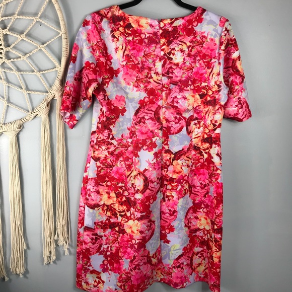 Cece Cynthia Steffe Sebella Floral Scuba Dress - Picture 3 of 8